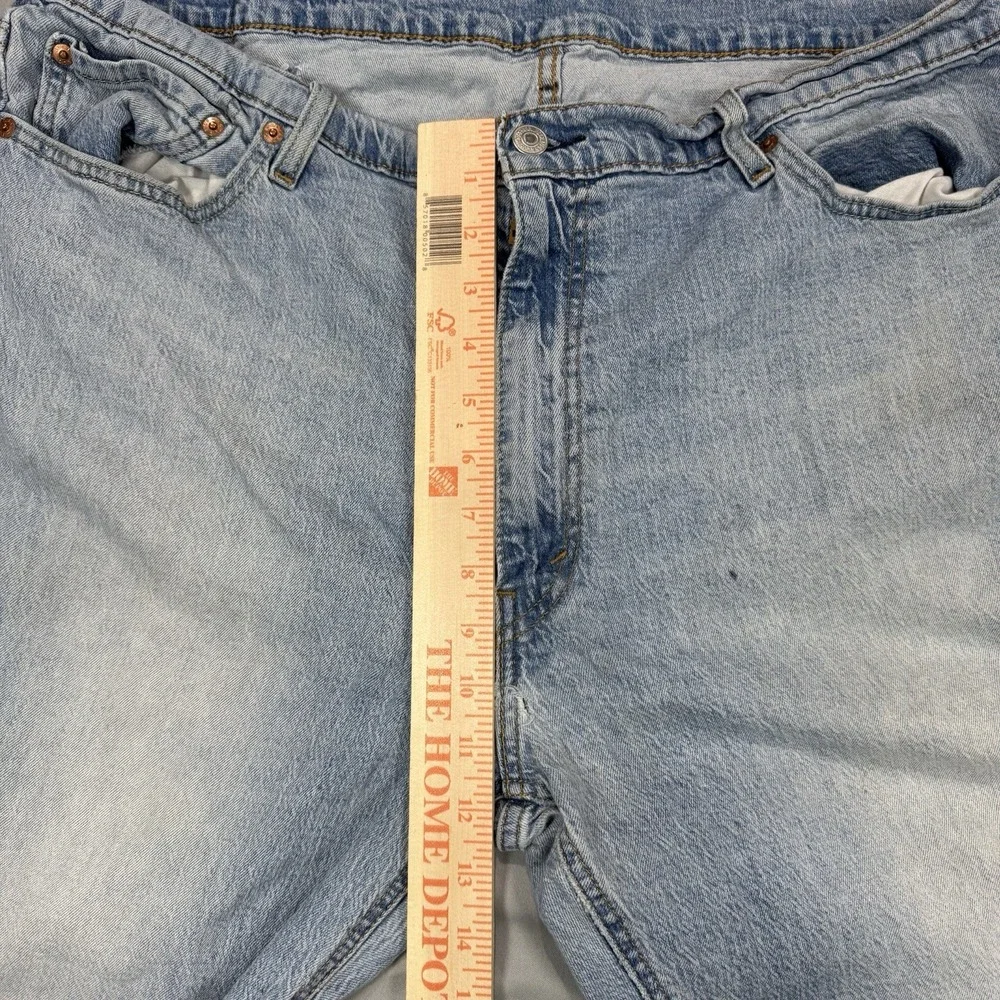 Levis 541 Jeans Men 42X30 (Acutal 38x28) Light Blue Straight Leg Athletic Cotton